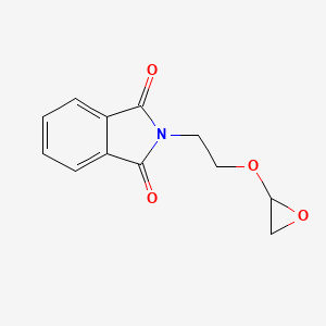 molecular formula C12H11NO4 B12598338 2-{2-[(Oxiran-2-yl)oxy]ethyl}-1H-isoindole-1,3(2H)-dione CAS No. 882168-13-0