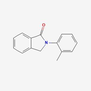 molecular formula C15H13NO B1259839 2-(2-methylphenyl)-3H-isoindol-1-one CAS No. 17372-63-3