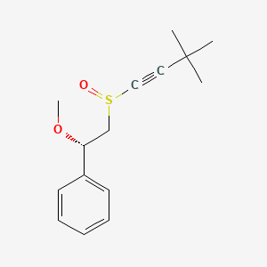 [(1S)-2-(3,3-Dimethylbut-1-yne-1-sulfinyl)-1-methoxyethyl]benzene