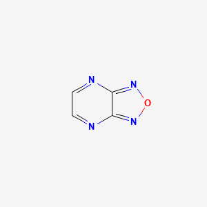molecular formula C4H2N4O B1259840 [1,2,5]Oxadiazolo[3,4-b]pyrazine 