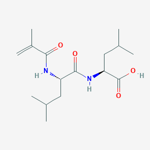 N-(2-Methylacryloyl)-L-leucyl-L-leucine