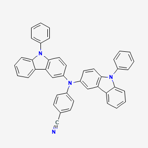 4-[Bis(9-phenyl-9H-carbazol-3-YL)amino]benzonitrile