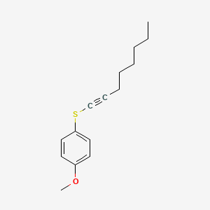 1-Methoxy-4-[(oct-1-yn-1-yl)sulfanyl]benzene