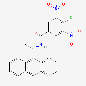 N-[(1S)-1-(Anthracen-9-yl)ethyl]-4-chloro-3,5-dinitrobenzamide