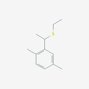 2-[1-(Ethylsulfanyl)ethyl]-1,4-dimethylbenzene