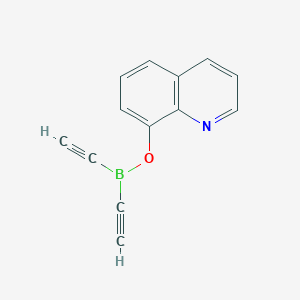 Borinic acid, diethynyl-, 8-quinolinyl ester