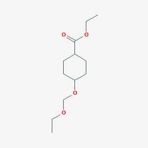 Ethyl 4-(ethoxymethoxy)cyclohexane-1-carboxylate