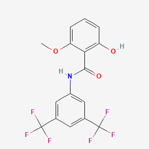 N-[3,5-Bis(trifluoromethyl)phenyl]-2-hydroxy-6-methoxybenzamide