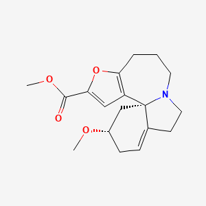 molecular formula C18H23NO4 B1259859 石松碱 