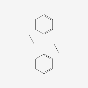 molecular formula C17H20 B1259861 3,3-Diphenylpentane 