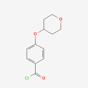 4-(Tetrahydropyran-4-yloxy)benzoyl chloride