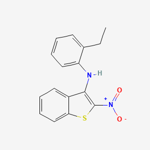 molecular formula C16H14N2O2S B12598638 N-(2-Ethylphenyl)-2-nitro-1-benzothiophen-3-amine CAS No. 615258-11-2