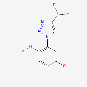 4-(Difluoromethyl)-1-(2,5-dimethoxyphenyl)triazole