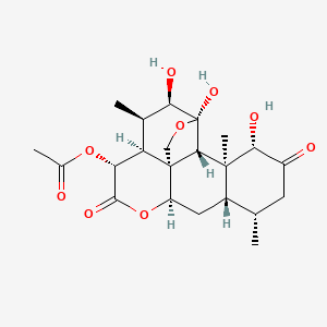 molecular formula C22H30O9 B1259867 Unii-2iog5P77VR CAS No. 77648-51-2