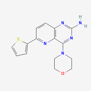 4-(Morpholin-4-yl)-6-(thiophen-2-yl)pyrido[3,2-d]pyrimidin-2-amine