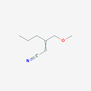 3-(Methoxymethyl)hex-2-enenitrile