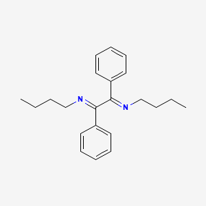 molecular formula C22H28N2 B12598717 (1E,2E)-N~1~,N~2~-Dibutyl-1,2-diphenylethane-1,2-diimine CAS No. 906560-91-6