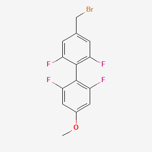 4-(Bromomethyl)-2,2',6,6'-tetrafluoro-4'-methoxy-1,1'-biphenyl