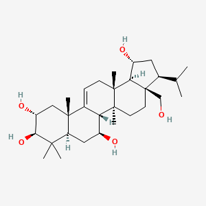 molecular formula C30H50O5 B1259874 茜草酚 F 