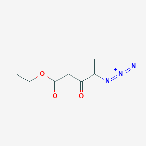 molecular formula C7H11N3O3 B12598762 Ethyl 4-azido-3-oxopentanoate CAS No. 645392-01-4