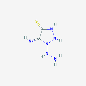 1H-1,2,3-Triazole-4-thiol, 5-amino-1-hydrazino-