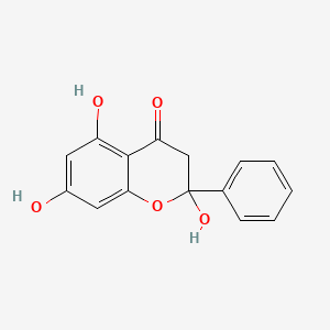 molecular formula C15H12O5 B1259880 2,5,7-Trihydroxyflavanone 