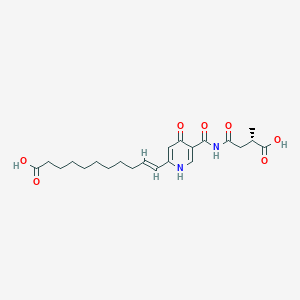 molecular formula C22H30N2O7 B1259883 Himeic acid C 