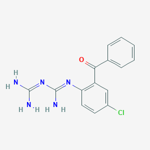 2-(2-Benzoyl-4-chlorophenyl)-1-(diaminomethylidene)guanidine