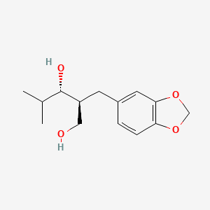 (2S,3S)-2-[(2H-1,3-Benzodioxol-5-yl)methyl]-4-methylpentane-1,3-diol