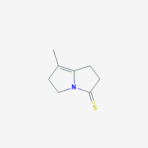 7-Methyl-1,2,5,6-tetrahydro-3H-pyrrolizine-3-thione