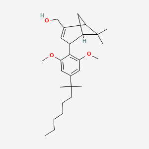 ((1R,2R,5R)-2-(2,6-Dimethoxy-4-(2-methyloctan-2-yl)phenyl)-7,7-dimethyl-4-bicyclo(3.1.1)hept-3-enyl) methanol