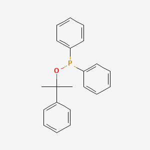 Phosphinous acid, diphenyl-, 1-methyl-1-phenylethyl ester