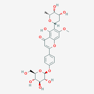 molecular formula C28H32O13 B1259894 二安德黄酮 