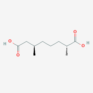 (2R,6R)-2,6-Dimethyloctanedioic acid