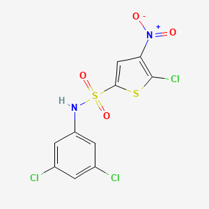 2-Thiophenesulfonamide, 5-chloro-N-(3,5-dichlorophenyl)-4-nitro-