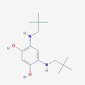 1,3-Benzenediol, 4,6-bis[(2,2-dimethylpropyl)amino]-