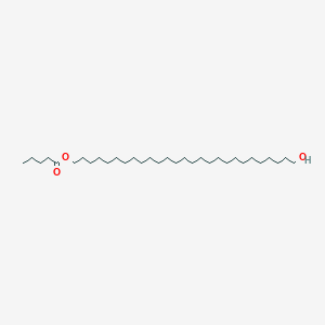 molecular formula C32H64O3 B12599094 27-Hydroxyheptacosyl pentanoate CAS No. 646535-54-8