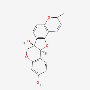 molecular formula C20H18O5 B1259911 Hydroxyphaseolin CAS No. 34144-10-0