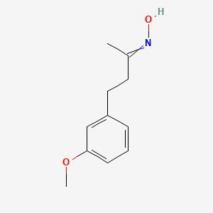 N-[4-(3-methoxyphenyl)butan-2-ylidene]hydroxylamine