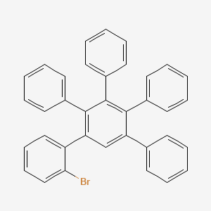 molecular formula C36H25Br B12599169 1-(2-Bromophenyl)-2,3,4,5-tetraphenylbenzene CAS No. 879080-89-4