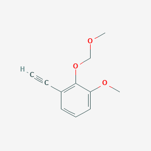 molecular formula C11H12O3 B12599175 1-Ethynyl-3-methoxy-2-(methoxymethoxy)benzene CAS No. 634153-25-6