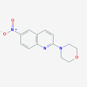 2-Morpholin-4-yl-6-nitroquinoline