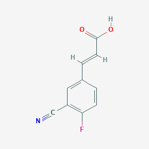 (E)-3-(3-Cyano-4-fluorophenyl)acrylic acid