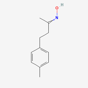 molecular formula C11H15NO B12599206 N-[4-(4-methylphenyl)butan-2-ylidene]hydroxylamine CAS No. 646039-11-4