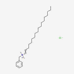 N-Benzyl-N,N-dimethyloctadec-1-en-1-aminium chloride