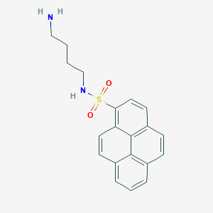 molecular formula C20H20N2O2S B12599257 N-(4-Aminobutyl)pyrene-1-sulfonamide CAS No. 886843-98-7