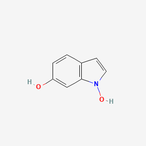 molecular formula C8H7NO2 B12599264 1H-Indole-1,6-diol CAS No. 877470-66-1