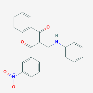 2-(Anilinomethyl)-1-(3-nitrophenyl)-3-phenylpropane-1,3-dione