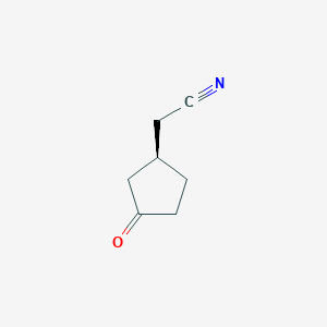 [(1R)-3-Oxocyclopentyl]acetonitrile