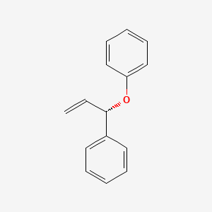 Benzene, [(1S)-1-phenoxy-2-propenyl]-